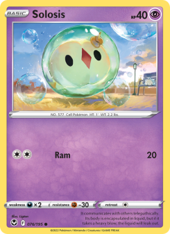 Solosis - pokemon TCG Card