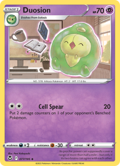 Duosion - pokemon TCG Card