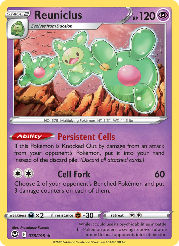 Reuniclus - Pokémon TCG Card