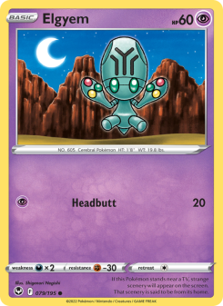 Elgyem - pokemon TCG Card