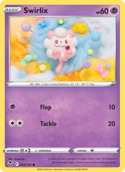 Swirlix - pokemon TCG Card