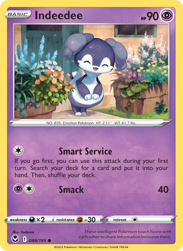 Indeedee - Pokémon TCG Card