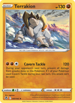 Terrakion - pokemon TCG Card