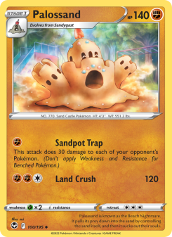 Palossand - pokemon TCG Card
