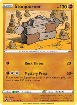 Stonjourner - pokemon TCG Card