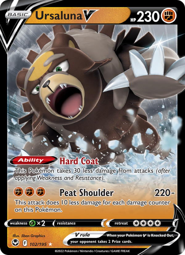 Ursaluna V - Pokémon TCG Card