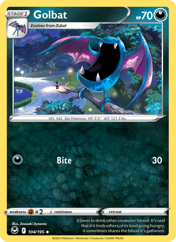 Golbat - Pokémon TCG Card