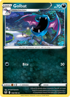 Golbat - pokemon TCG Card