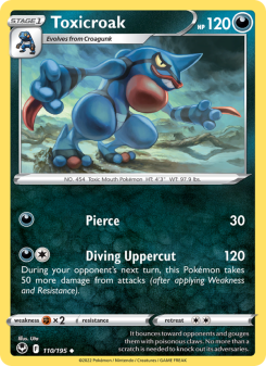 Toxicroak - pokemon TCG Card