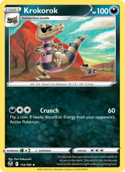 Krokorok - pokemon TCG Card