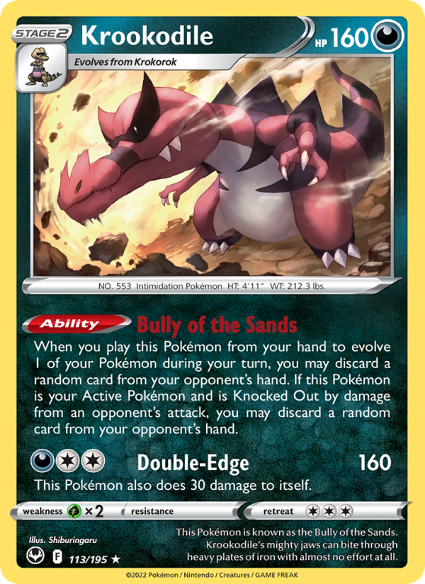 Krookodile - Pokémon TCG Card