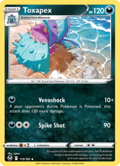 Toxapex - pokemon TCG Card