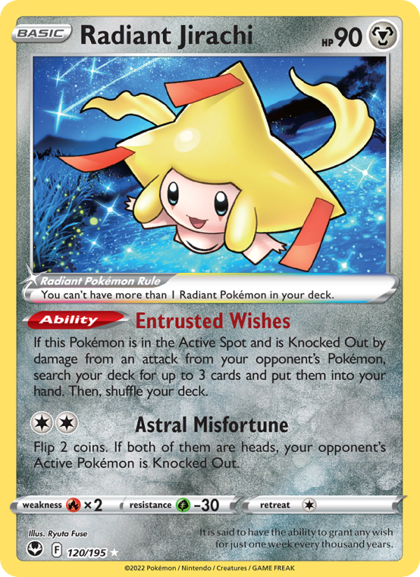 Radiant Jirachi - Pokémon TCG Card