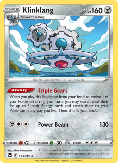 Klinklang - pokemon TCG Card