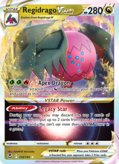 Regidrago VSTAR - pokemon TCG Card