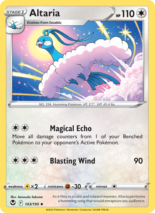 Altaria - Pokémon TCG Card