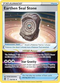 Earthen Seal Stone - pokemon TCG Card