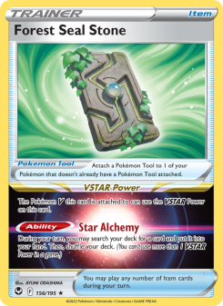 Forest Seal Stone - pokemon TCG Card