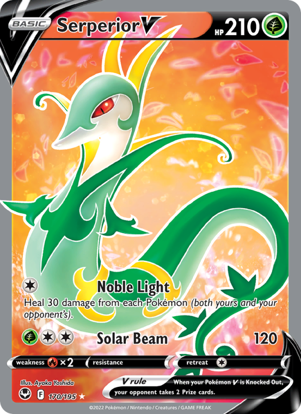 Serperior V - Pokémon TCG Card