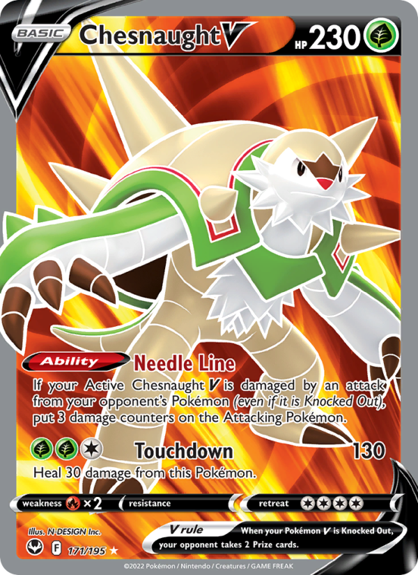 Chesnaught V - Pokémon TCG Card