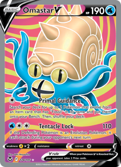Omastar V - pokemon TCG Card