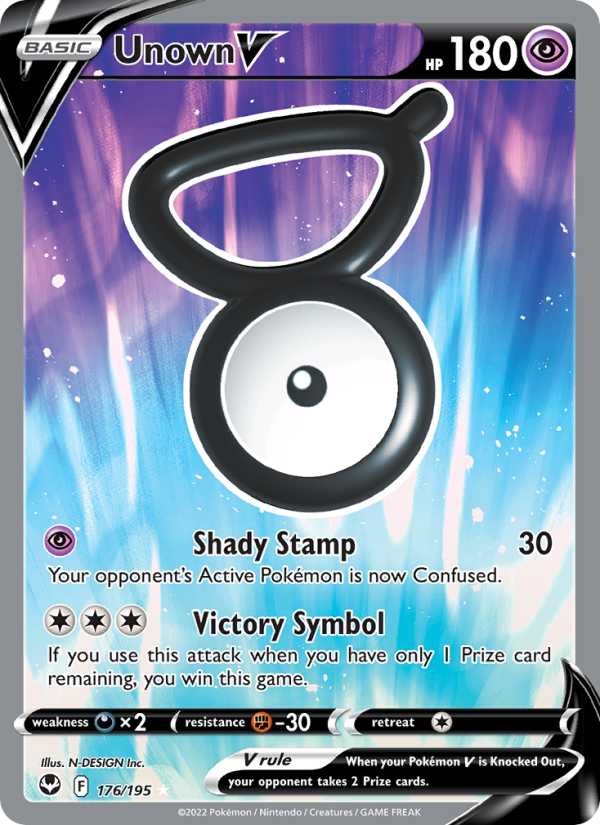 Unown V - Pokémon TCG Card