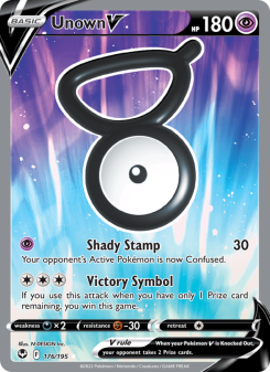 Unown V - pokemon TCG Card