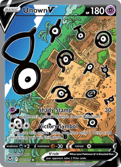 Unown V - pokemon TCG Card