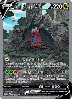 Regidrago V - pokemon TCG Card