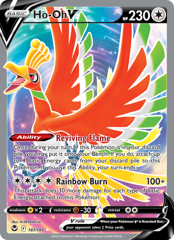 Ho-Oh V - Pokémon TCG Card