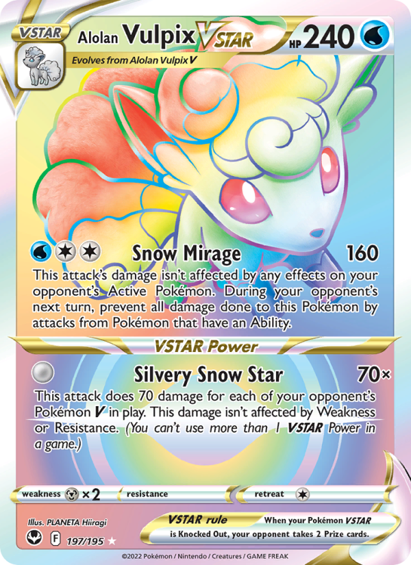 Alolan Vulpix VSTAR - Pokémon TCG Card