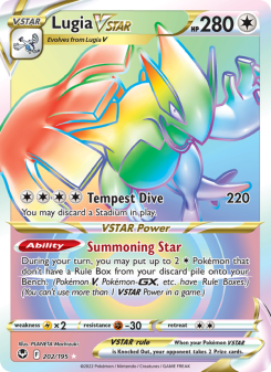 Lugia VSTAR - pokemon TCG Card