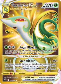 Serperior VSTAR - pokemon TCG Card