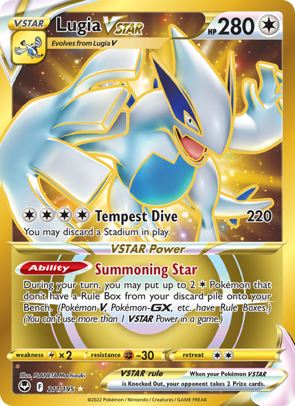 Lugia VSTAR - Pokémon TCG Card