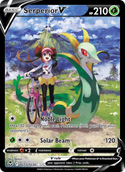 Serperior V - pokemon TCG Card