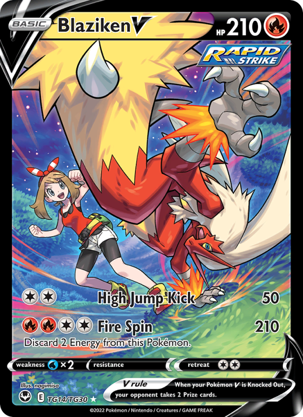 Blaziken V - Pokémon TCG Card