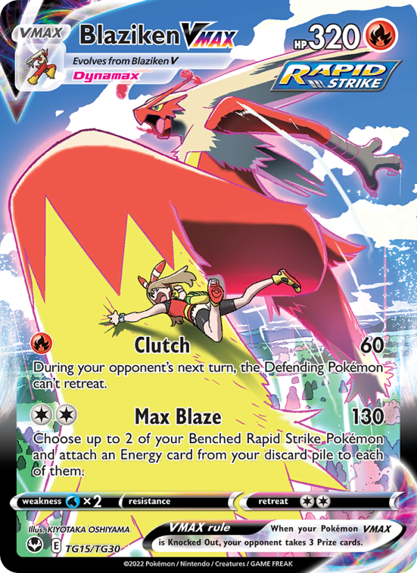 Blaziken VMAX - Pokémon TCG Card