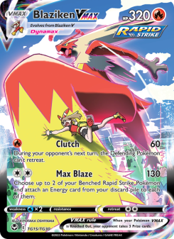 Blaziken VMAX - pokemon TCG Card
