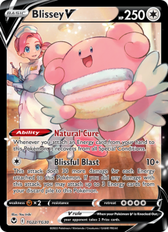 Blissey V - pokemon TCG Card