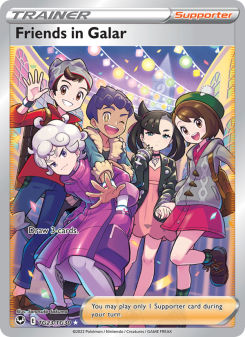 Friends in Galar - pokemon TCG Card