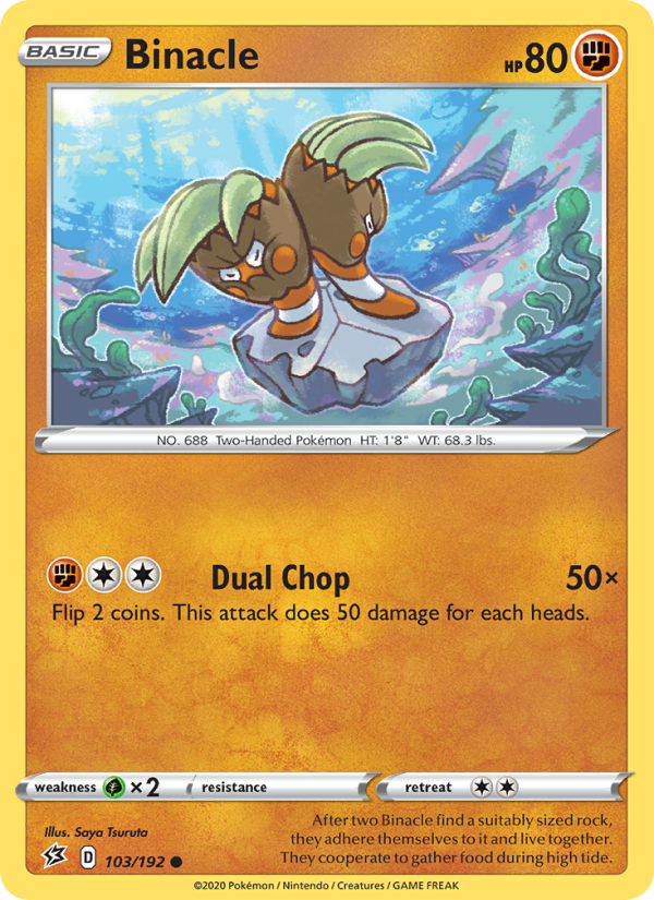 Binacle - Pokémon TCG Card