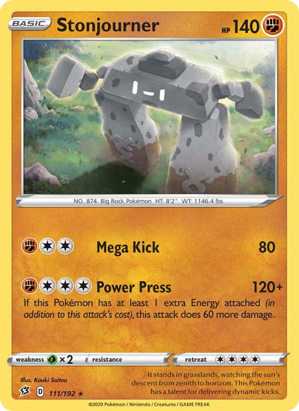 Stonjourner - Pokémon TCG Card