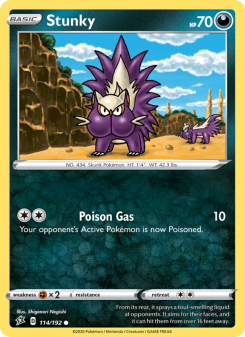 Stunky - pokemon TCG Card