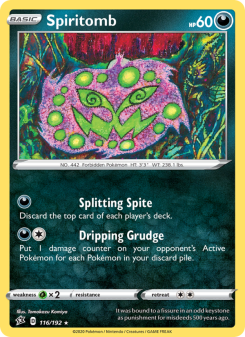 Spiritomb - pokemon TCG Card