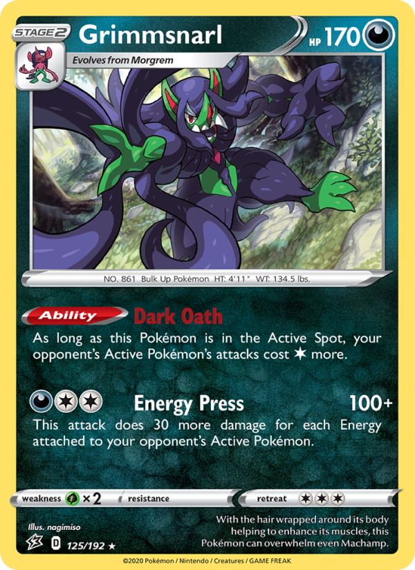 Grimmsnarl - Pokémon TCG Card
