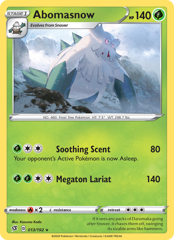 Abomasnow - Pokémon TCG Card
