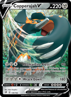 Copperajah V - pokemon TCG Card
