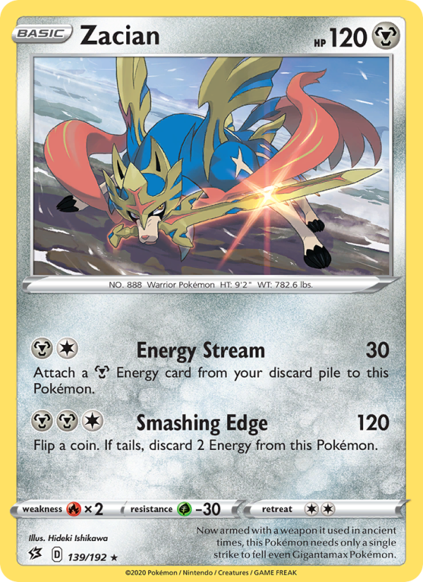 Zacian - Pokémon TCG Card