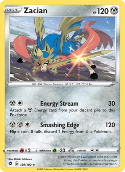 Zacian - pokemon TCG Card