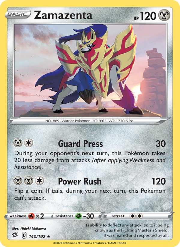 Zamazenta - Pokémon TCG Card